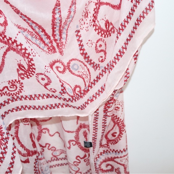 Save the Ocean Apparel Paisley Print Shawl One Size - Picture 4 of 5